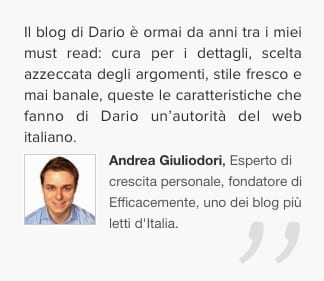 dario vignali testimonial di webmarketing