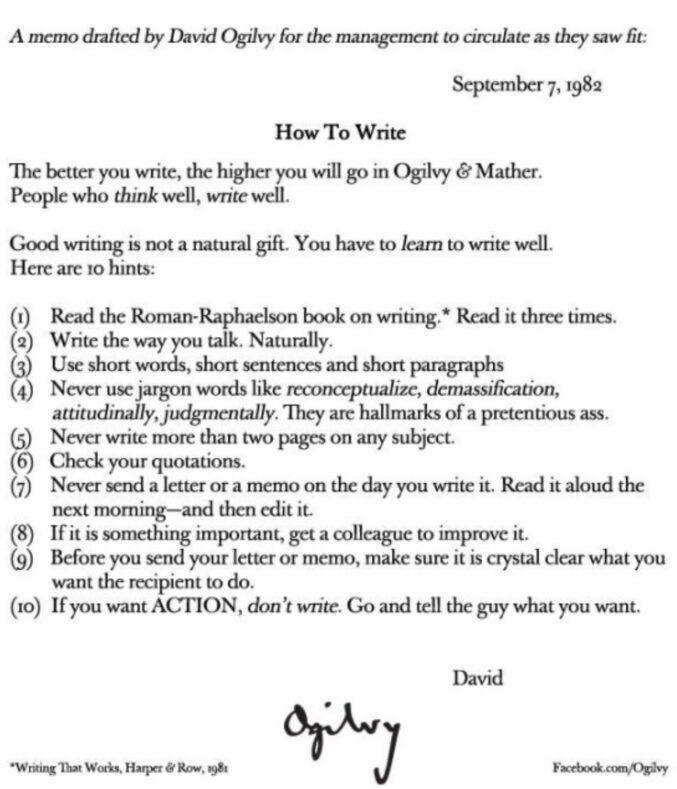 Corso di Copywriting di David Ogilvy